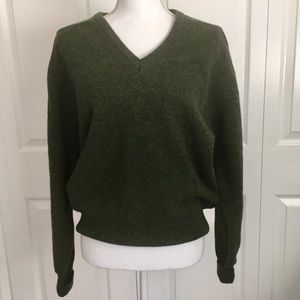 Vtg L.L. Bean Lambswool sweater Size L